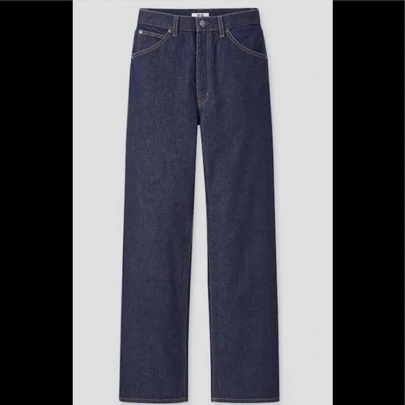 Uniqlo Styling Uniqlo Ultra Stretch High Rise Ankle Jeans Straight
